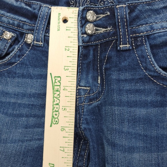 Miss Me Jeans Women's 25 Skinny Low Rise Med wash JP50025k-42 - Picture 11 of 12